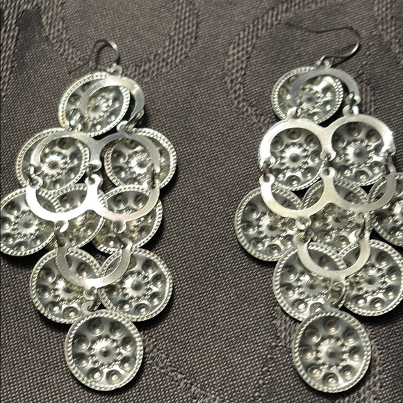 3/$20 Elegant Silver Dangle Earrings - Picture 3 of 3